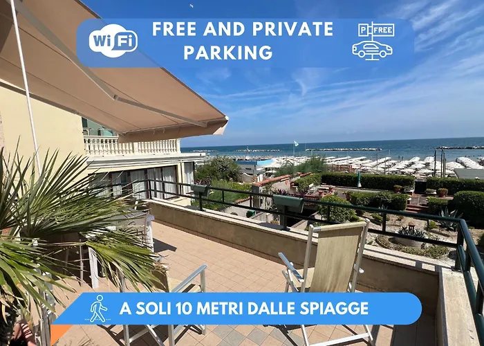 Casa Ellebi Fronte Spiaggia Con Posto Auto Gratuito